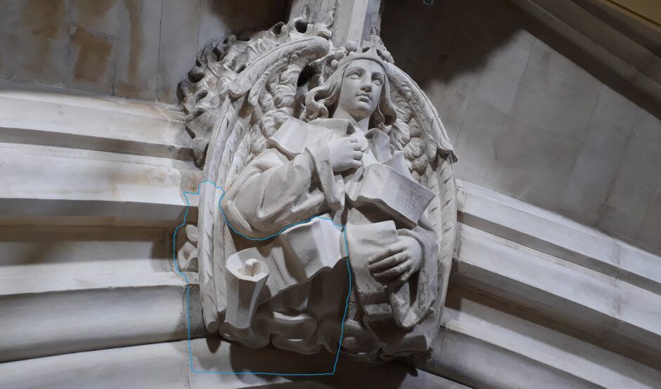 Stone carving detail