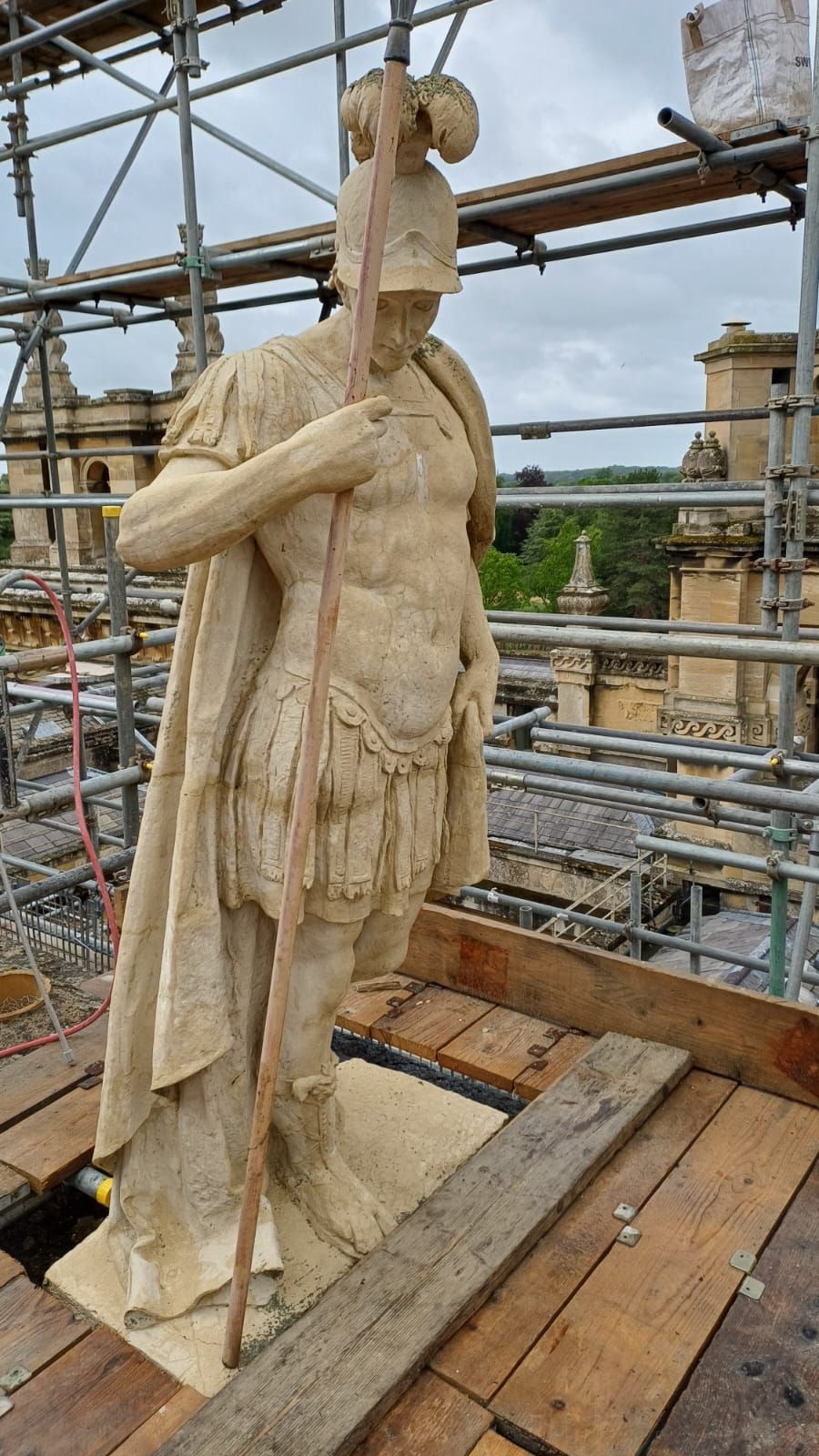 Heritage restoration in progress
