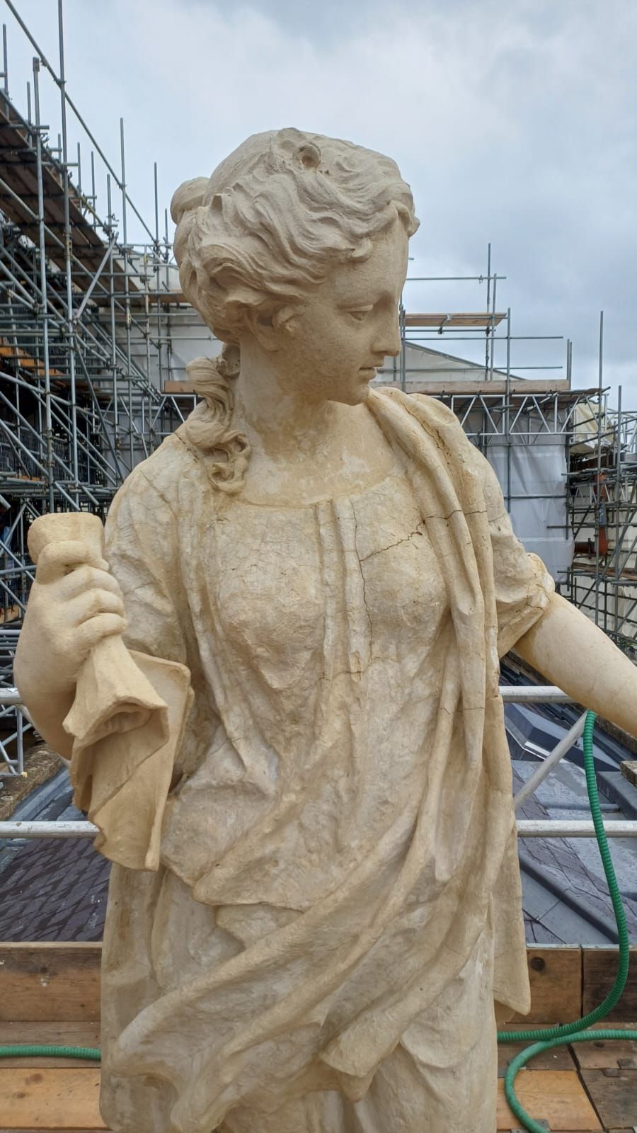 Carved stonework detail